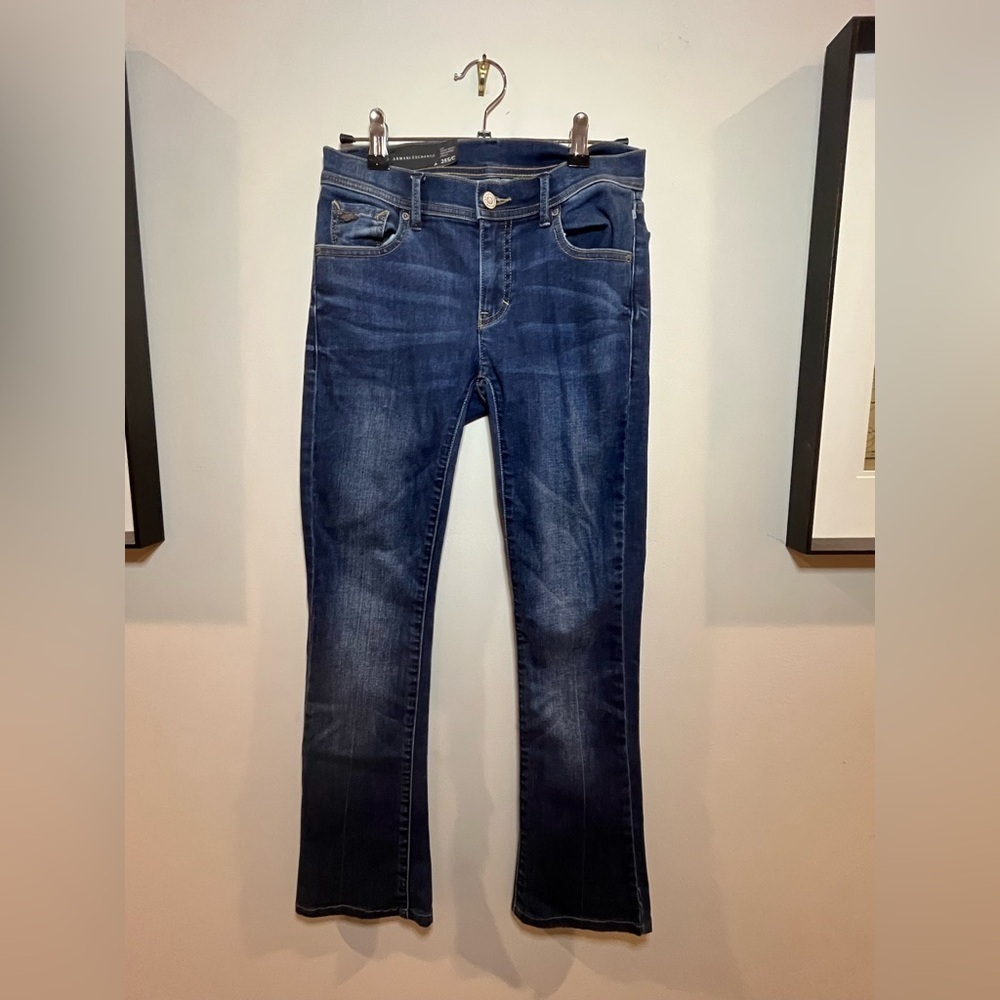 Armani Exchange Indigo Slim Boot Jeans